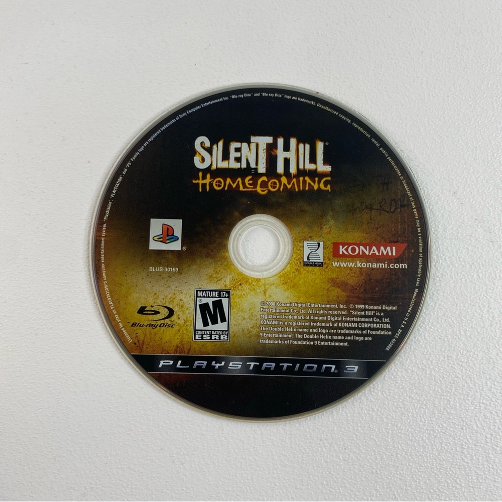 Silent Hill Homecoming Sony PlayStation 3 2008 Disc Only